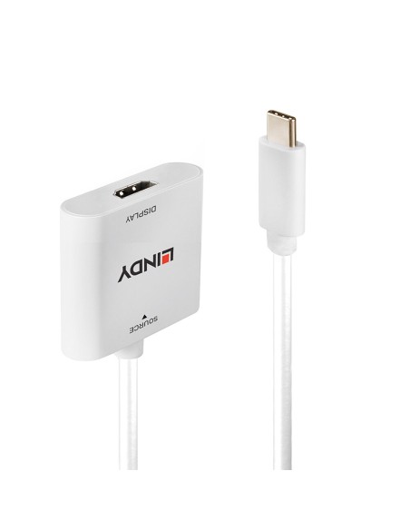 43339 adaptador de cable de vídeo 0,1 m USB Tipo C HDMI Blanco