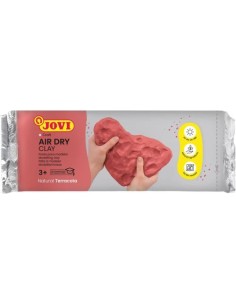 PASTA PARA MODELAR AIR DRY CLAY JOVI 500G TERRACOTA