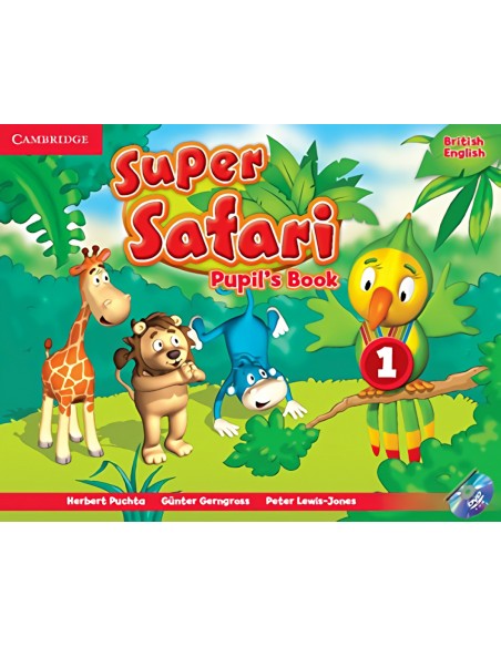 Super safari 1 pupils book 3 anos dvd