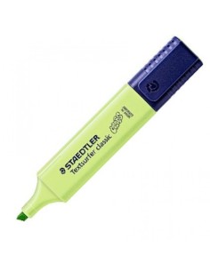 C 10 marcadores fluorescentes verde lima texsurfer classic pastel