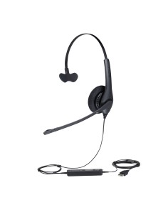 Biz 1500 Mono USB Auriculares Alámbrico Diadema Oficina/Centro de llamadas Bluetooth Negro