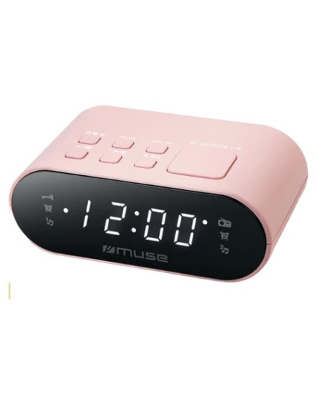 M-10 CPK Reloj despertador digital Negro, Rosa