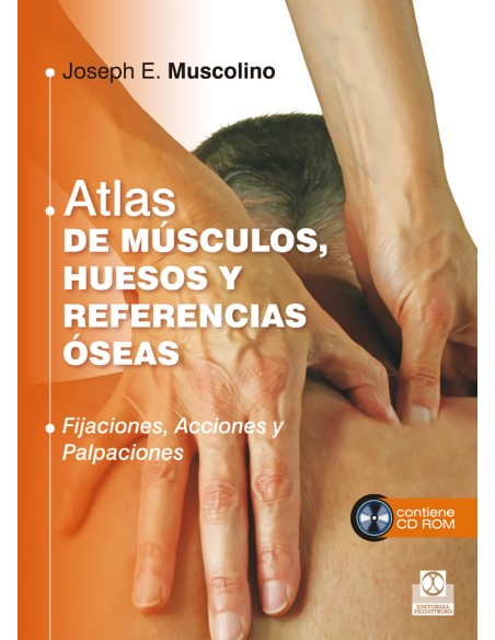 Atlas de musculos huesos y referencias oseas Libro CD Color