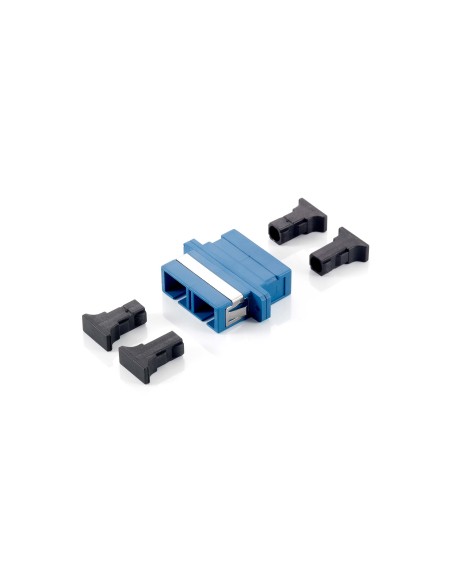 156131 adaptador de fibra óptica SC 12 pieza(s) Azul