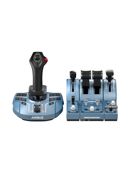 TCA Captain Pack X Airbus Edition Negro, Gris USB Joystick/Palanca de control lateral + cuadrante de aceleración Analógico PC, X