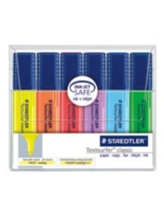 Textsurfer 364 WP6 marcador 6 pieza(s) Punta de cincel Azul, Verde, Naranja, Rosa, Violeta, Amarillo