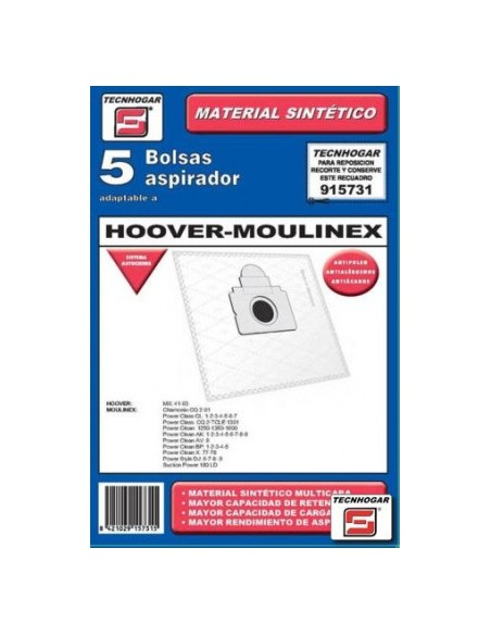 915731 accesorio y suministro de vacío Aspiradora de tambor Bolsa para el polvo