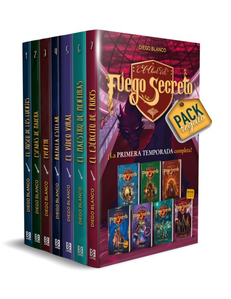 El club del Fuego Secreto Pack 7 libros