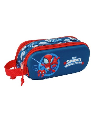 PORTATODO DOBLE 3D SPIDEY 21x8x6CM