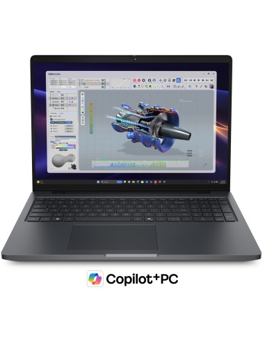 Pro Precision 5 16 PW516261 Copilot+ PC Intel Core Ultra 7 366H Portátil 40,6 cm (16") Full HD+ 32 GB LPDDR5x-SDRAM 1 TB SSD NVI