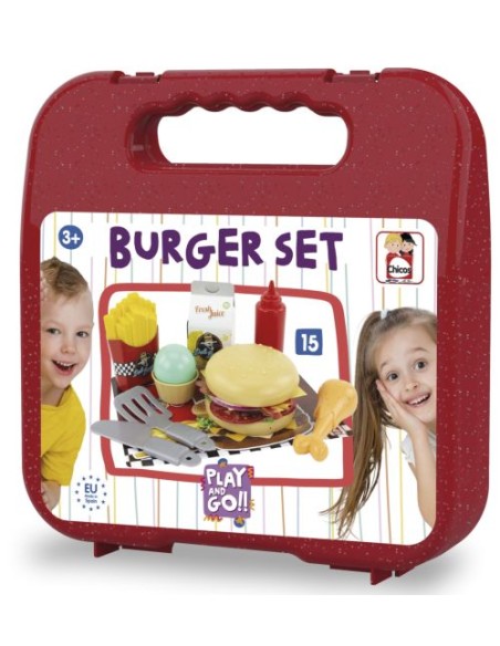 MALETIN BURGUER PLAY ANDO GO 3 ANOS