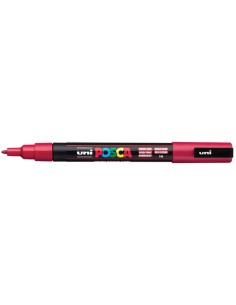 POSCA PC-3M Rojo oscuro 186525 Pack 6