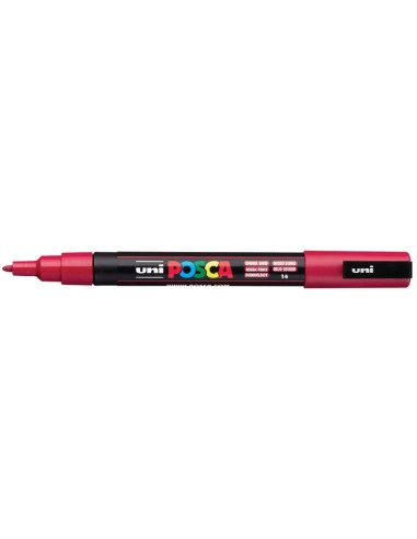 POSCA PC-3M Rojo oscuro 186525 Pack 6