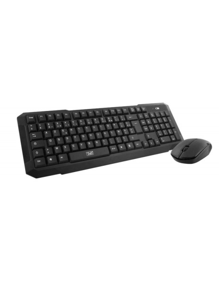 KBSCFIRSTES teclado Ratón incluido Oficina RF inalámbrico QWERTY Inglés, Español Negro KBSCFIRSTES teclado Ratón incluido Oficina RF inalámbrico QWERTY Inglés, Español Negro