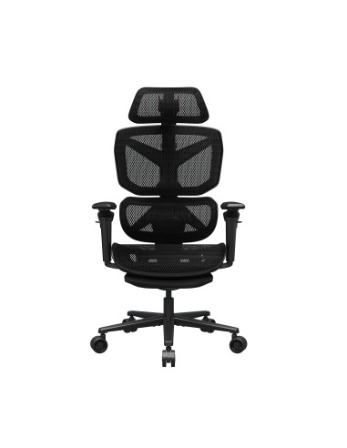 Terminator Air Silla para videojuegos universal Asiento de malla Negro