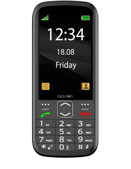 SL270 8,89 cm (3.5") 136 g Negro, Plata Característica del teléfono