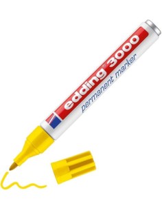 c 10 Rotulador Edding 3000 amarillo marcador permanente