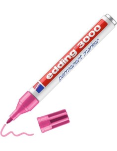 c 10 rotulador edding 3000 rosa marcador permanente