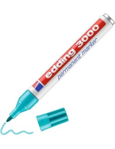 c 10 rotulador edding 3000 turquesa marcador permanente