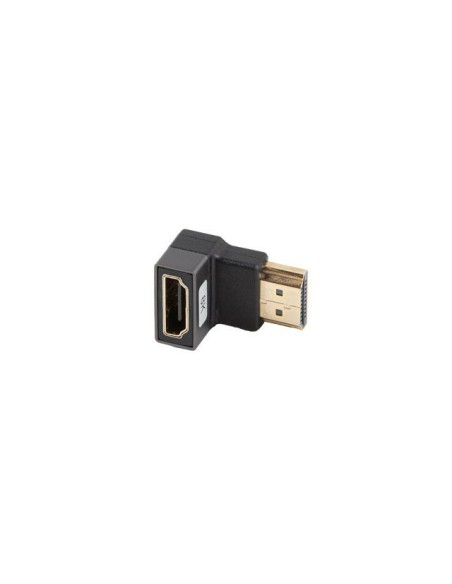 AD-HDMI-07 adaptador de cable de vídeo HDMI tipo A (Estándar) Negro, Plata