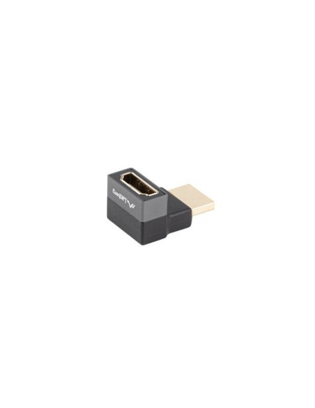 AD-HDMI-08 adaptador de cable de vídeo HDMI tipo A (Estándar) Negro, Plata