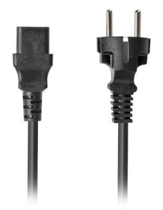 CA-C13C-15CC-0018-BK cable de transmisión Negro 1,8 m C13 acoplador CEE7/7