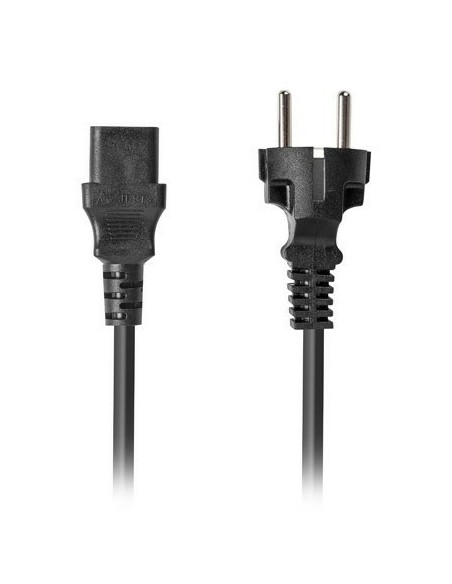 CA-C13C-15CC-0018-BK cable de transmisión Negro 1,8 m C13 acoplador CEE7/7