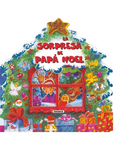 La sorpresa de Papa Noel ventanas troqueladas