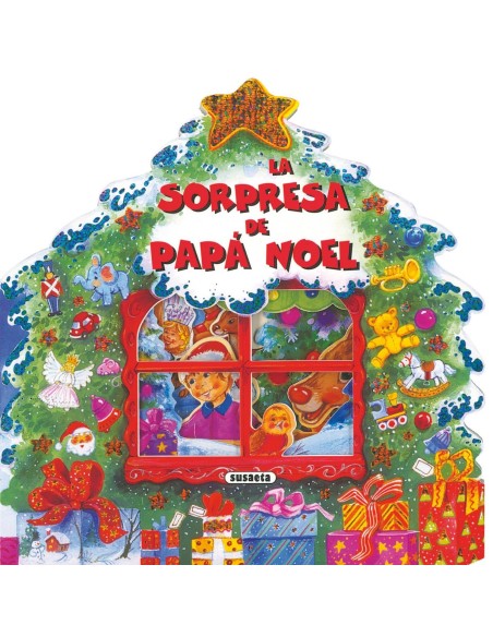 La sorpresa de Papa Noel ventanas troqueladas