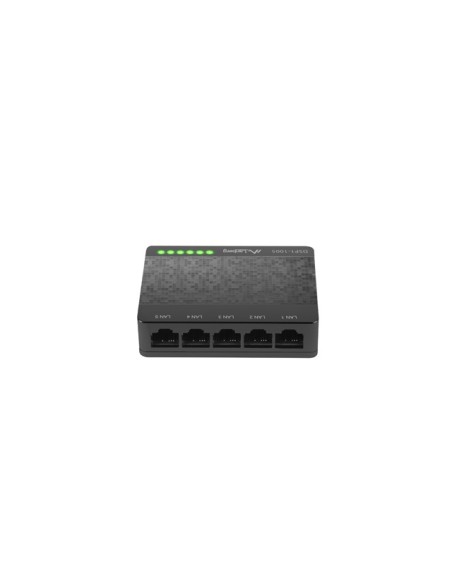 DSP1-1005 switch No administrado Gigabit Ethernet (10/100/1000) Negro, Gris