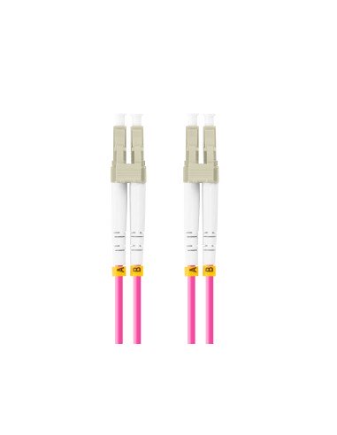 FO-LULU-MD41-0050-VT cable de fibra optica 5 m LC OM4 Violeta