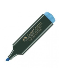 C 10 marcador fluorescente textliner 48 azul faber castell