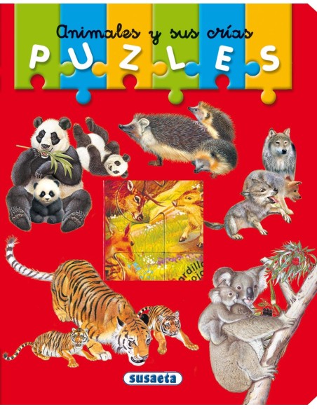 Animales y sus crias Mi primer libro de puzles