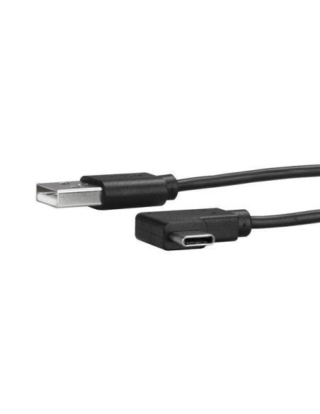 Cable de 1m USB-A a USB-C Acodado a la Derecha - Cable Adaptador USB A a USB Tipo C en Ángulo a la Derecha