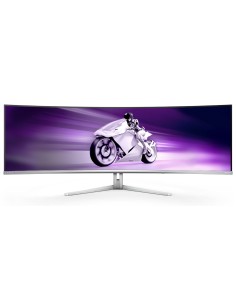 Evnia 8000 49M2C8900/00 pantalla para PC 124,2 cm (48.9") 5120 x 1440 Pixeles Dual QHD QDOLED Blanco