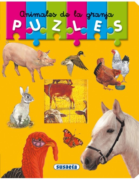 Animales de la granja Mi primer libro de puzles