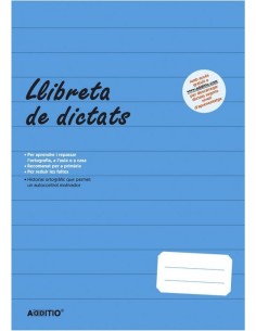 Llibreta de dictats primaria a4 64h