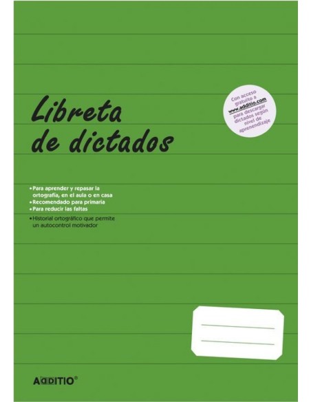 LIBRETA DE DICTADOS PRIMARIA A4 64H