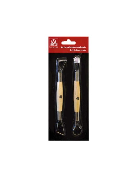 SET 2 VACIADORES DOBLES MADERA SIO-2 37000029