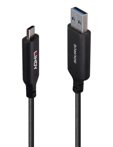 43396 cable USB USB 3.2 Gen 1 (3.1 Gen 1) 25 m USB A USB C 5 Gbit/s Negro