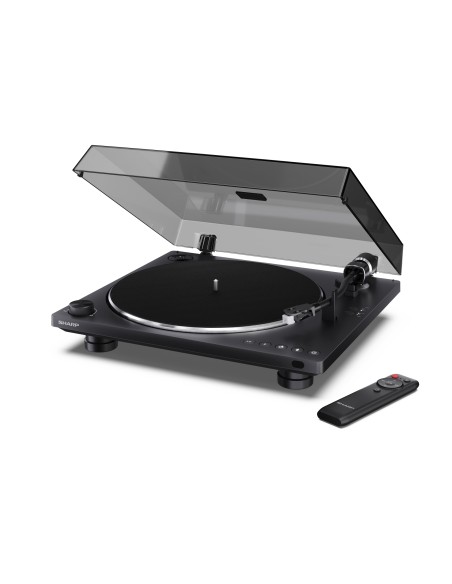 RP-TT100 tocadisco Tocadiscos de tracción por correa Negro Automático