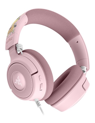 Kraken V4 X  Pikachu & Eevee Edition Auriculares Alámbrico Diadema Juego USB Type-C / USB Type-A Rosa