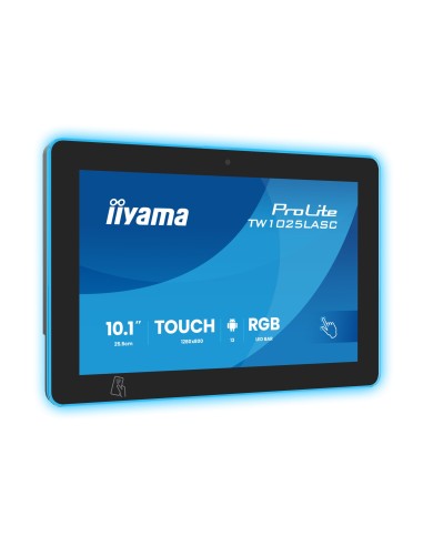 ProLite TW1025LASC-B3PNR pantalla para PC 25,6 cm (10.1") 1280 x 800 Pixeles WXGA LED Pantalla táctil Multi-usuario Negro