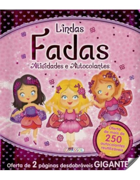 Lindas fadas atividades e autocolantes