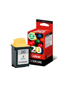 20 / 15M0120E Color Print Cartridge cartucho de tinta Original Cian, Magenta, Amarillo