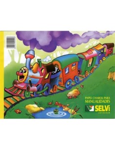 BLOC MANUALIDADES PAPEL CHAROL SELVI