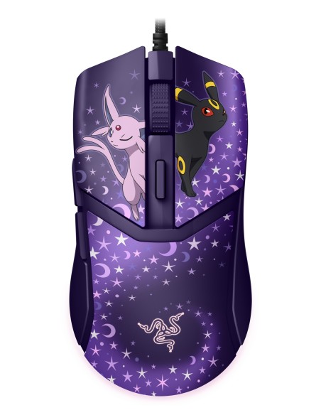 Cobra  Espeon & Umbreon Edition ratón Juego Mano derecha USB tipo A Óptico 8500 DPI