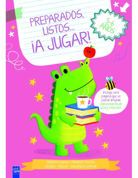 Preparados listos a jugar 5 6 anos rosa