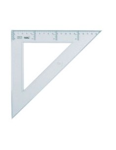 C 20 ESCUADRAS 30CM PLASTICO TRANSPARENTE SAFTA