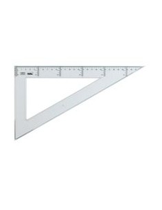 C 20 CARTABONES 30CM PLASTICO TRANSPARENTE SAFTA